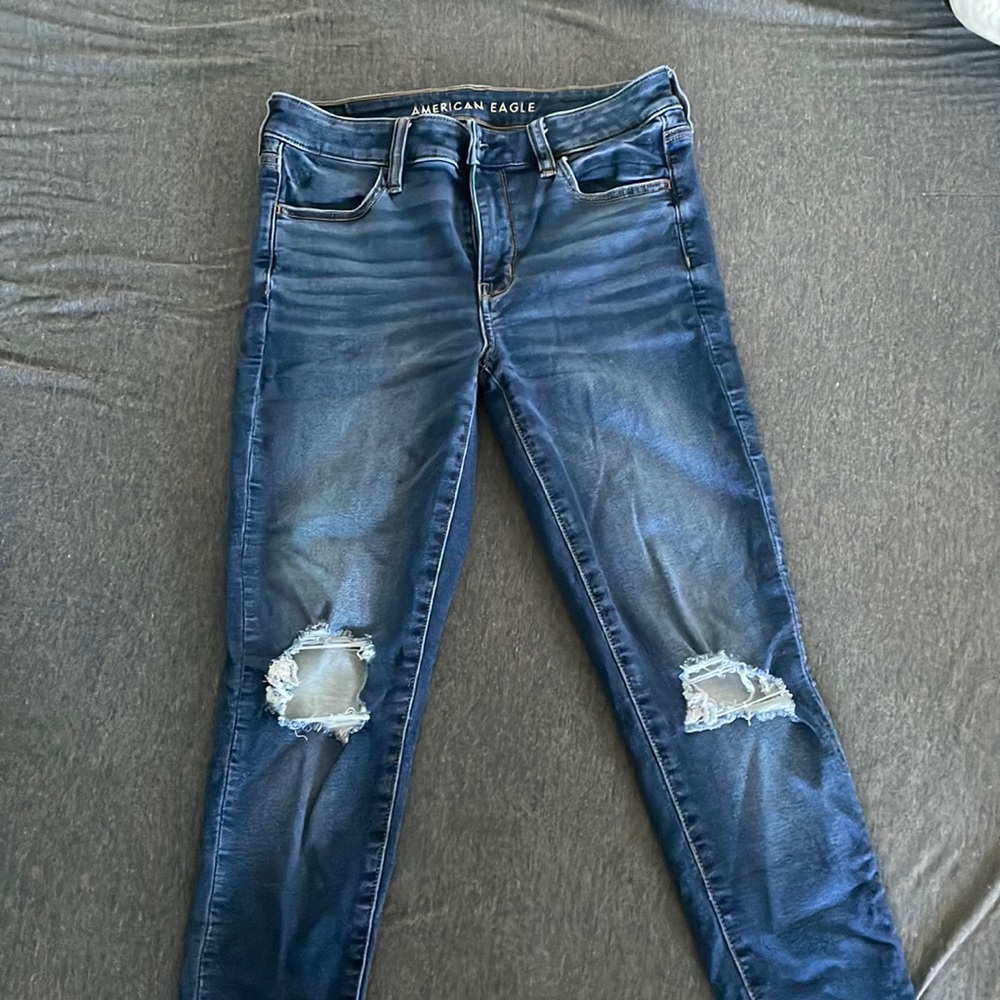 AE Blue Jegging Jeans size 8S